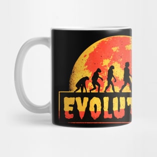 Creepy evolution transparant Mug